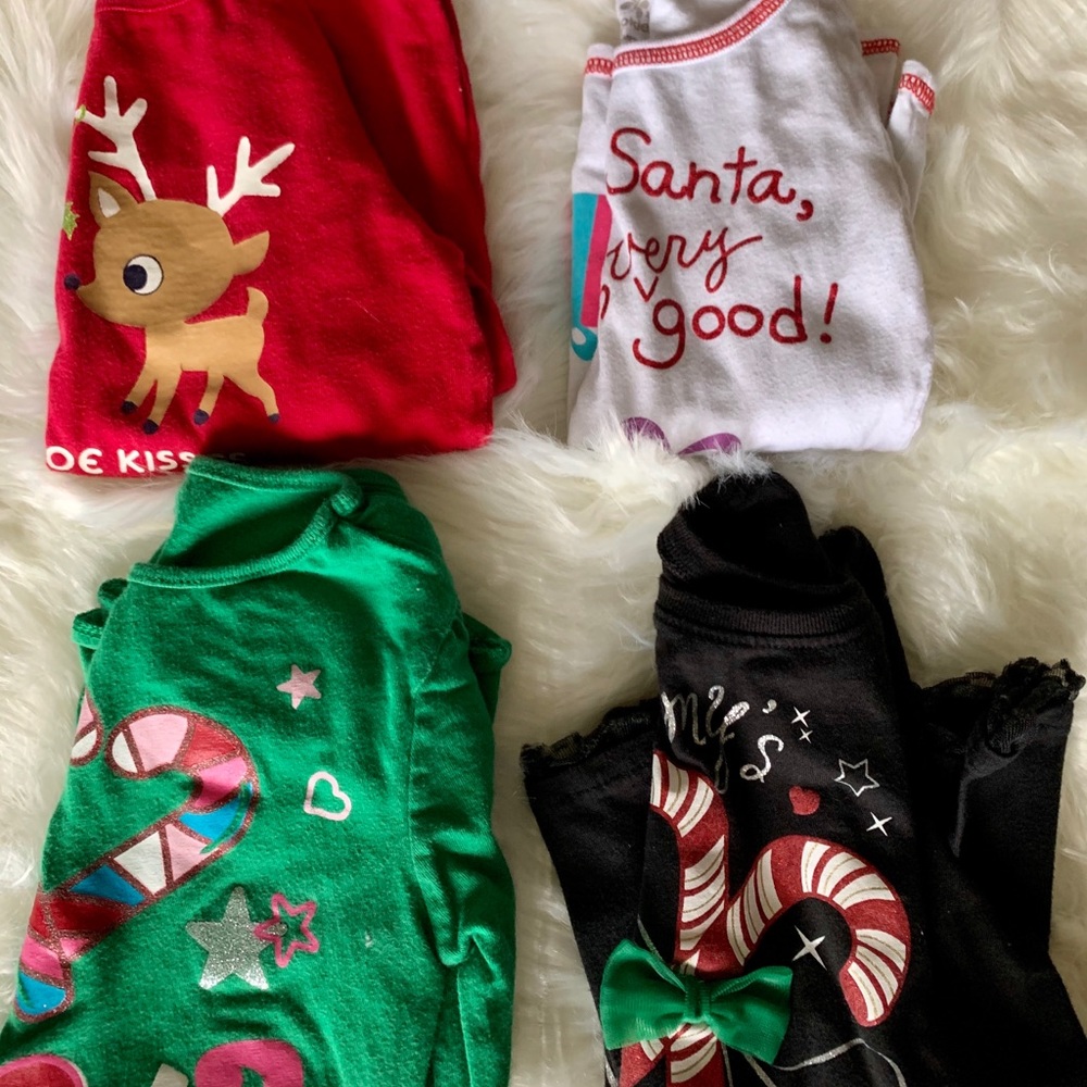 Lot of 4/4T long sleeve Christmas shirts